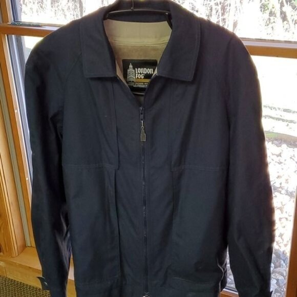 London Fog Lawrence Cinched Removable Insulated Liner Blue Sz. 42R Jacket - Picture 2 of 15